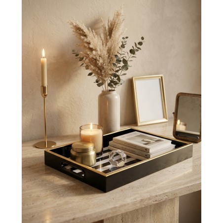 Taca Dekoracyjna Shp Grand Biało-Czarna