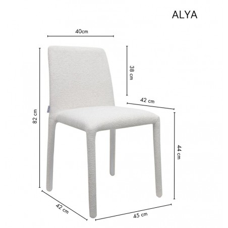 Krzesło Alya Beżowe