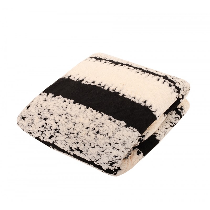 Pokrowiec Na Sofę W Paski Shp Verte       Beżowy / Czarny