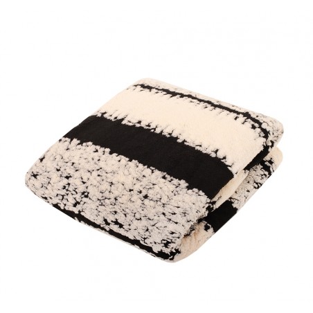 Pokrowiec Na Sofę W Paski Shp Verte       Beżowy / Czarny