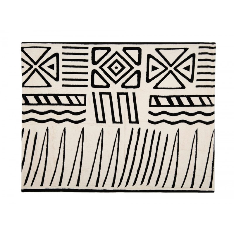 Pokrowiec Na Sofę Shp Corde Beżowy /      Czarny