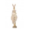 Figurka Dekoracyjna Shp Rabbit Beżowa /   Złota