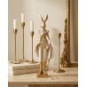 Figurka Dekoracyjna Shp Rabbit Beżowa /   Złota