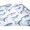 Taca Dekoracyjna Shp Whale Niebieska /    Biała