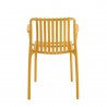 Krzesło Strips Arm Żółte