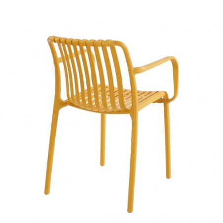 Krzesło Strips Arm Żółte