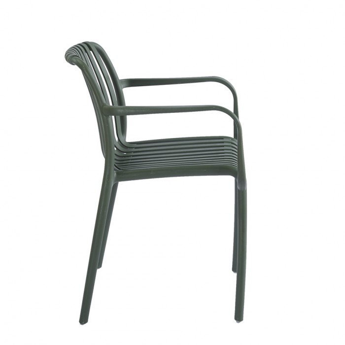 Krzesło Strips Arm Zielone