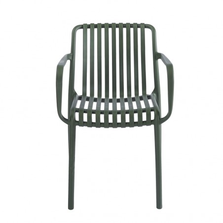 Krzesło Strips Arm Zielone