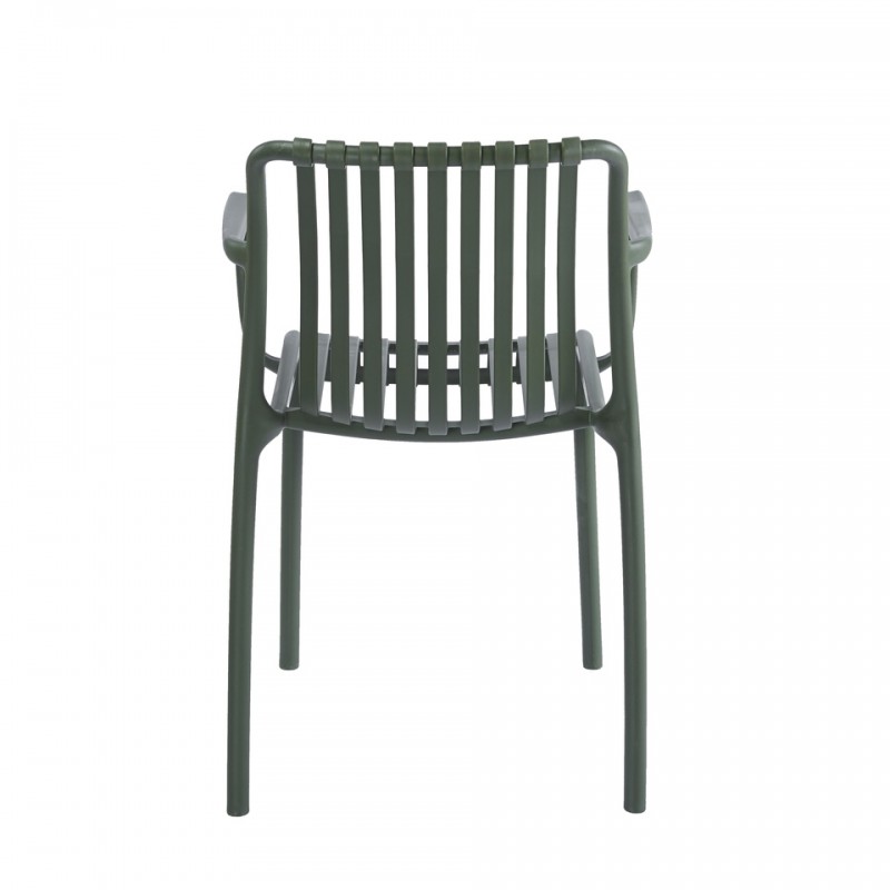 Krzesło Strips Arm Zielone