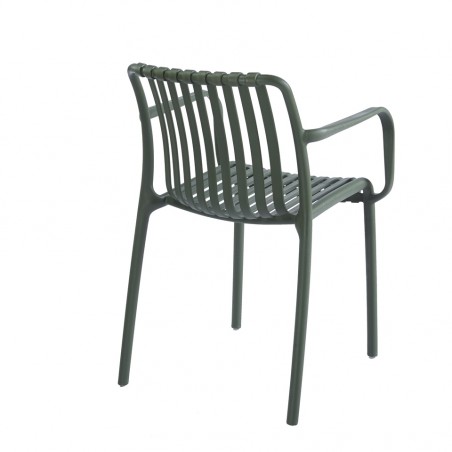 Krzesło Strips Arm Zielone