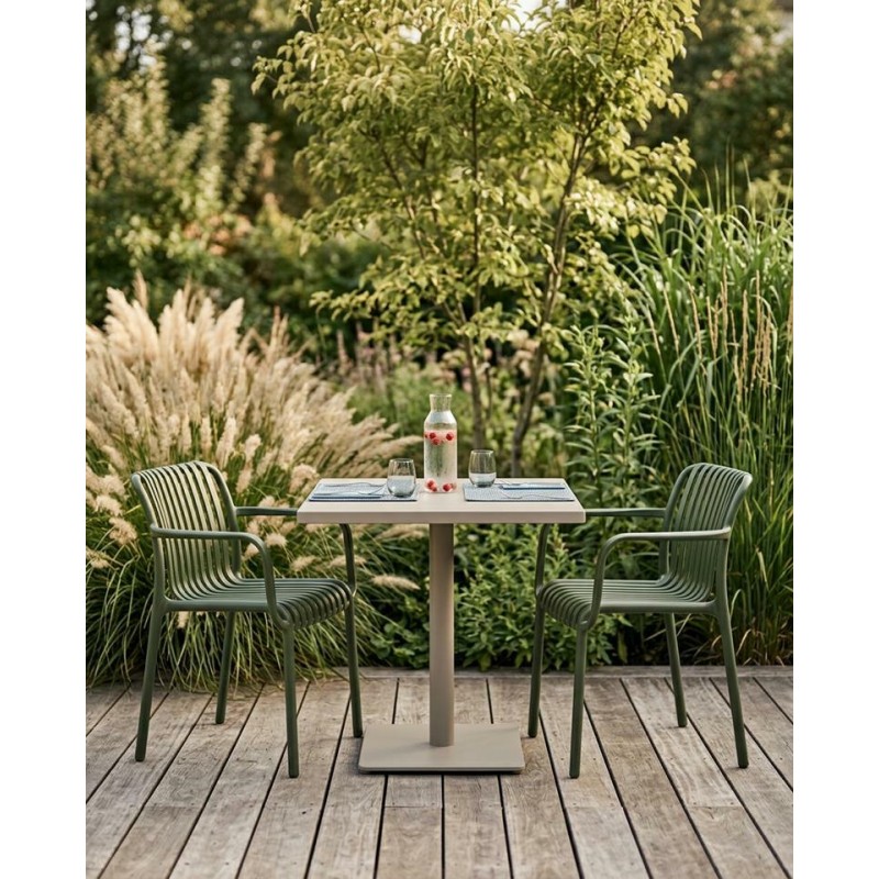 Krzesło Strips Arm Zielone