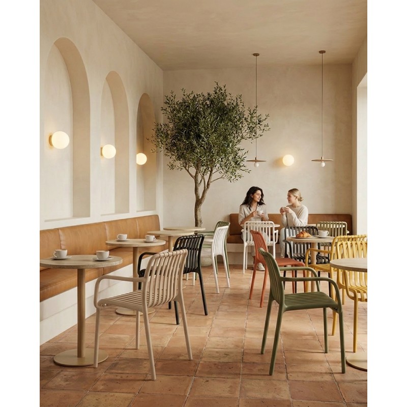 Krzesło Strips Arm Zielone