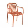 Krzesło Strips Arm Pomarańczowe