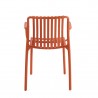 Krzesło Strips Arm Pomarańczowe