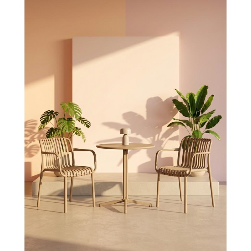 Krzesło Strips Arm Beżowe