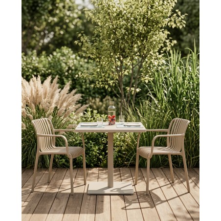 Krzesło Strips Arm Beżowe