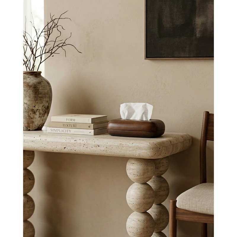 Pojemnik Na Chusteczki Shp Woodie         Brązowy