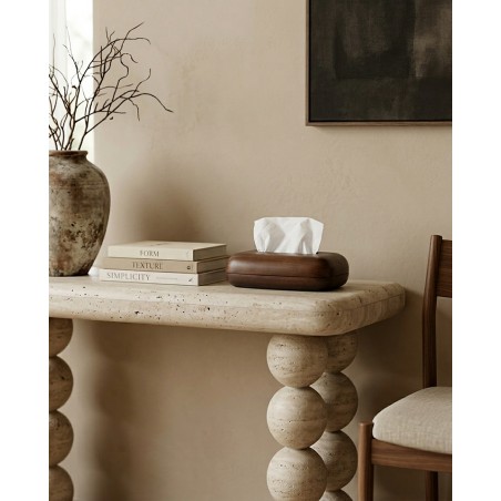 Pojemnik Na Chusteczki Shp Woodie         Brązowy