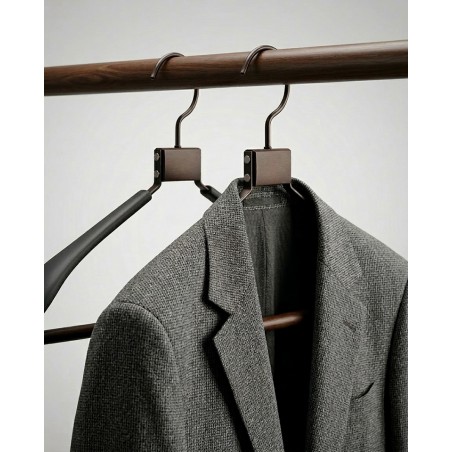 Zestaw 4 Wieszaków Shp Solid Czarny