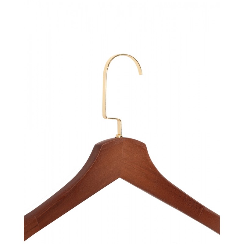 Zestaw 4 Wieszaków Shp Hardi Brązowy