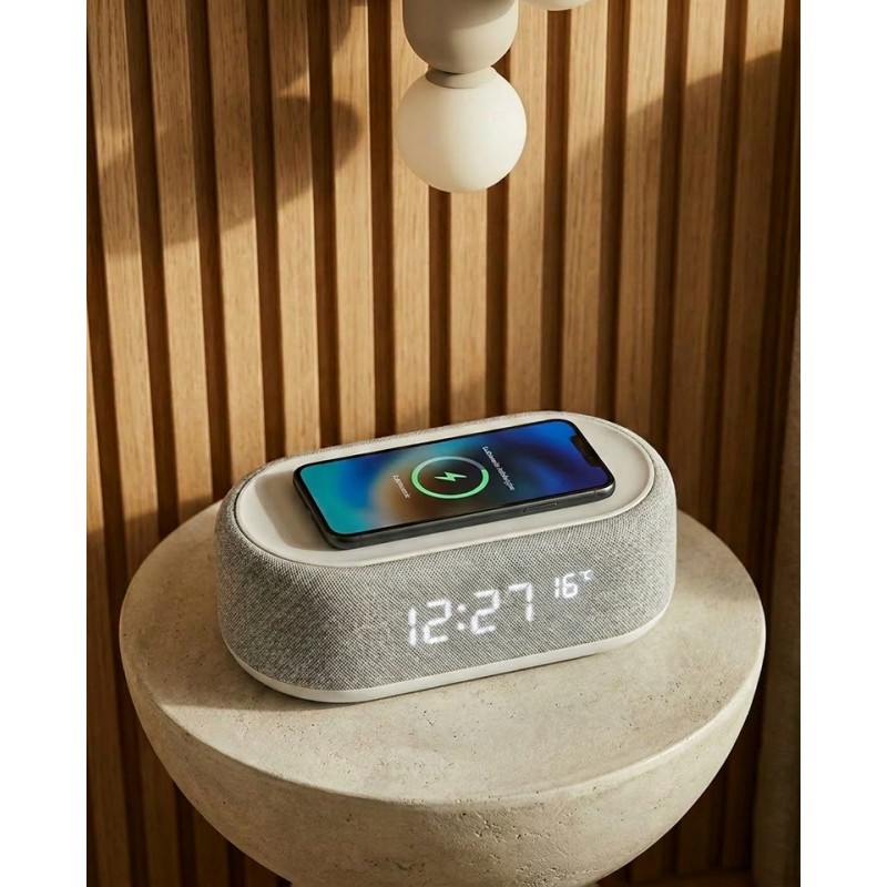 Ładowarka Indukcyjna Z Zegarem Led Shp    Baxter Szara