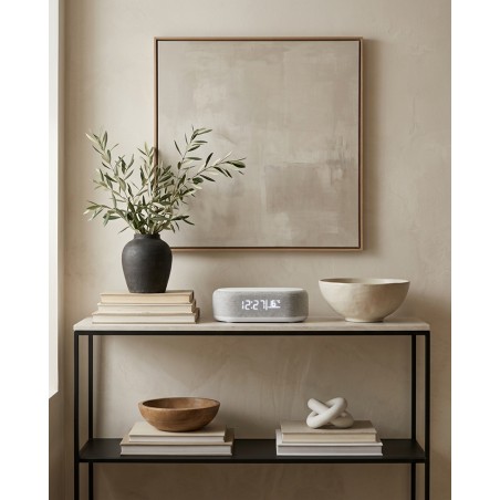 Ładowarka Indukcyjna Z Zegarem Led Shp    Baxter Szara