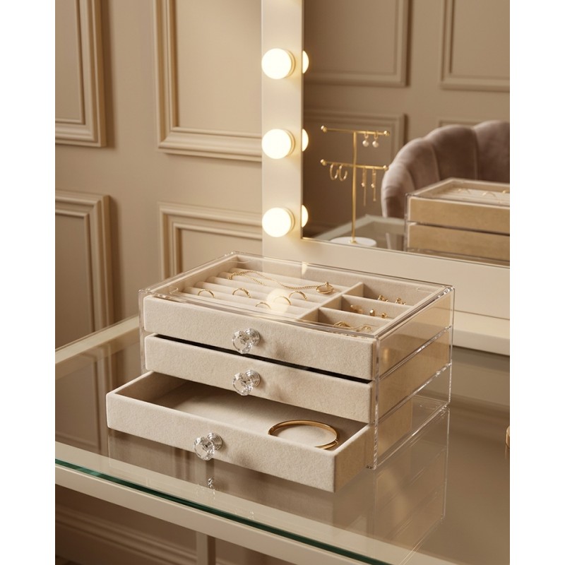 Pojemnik Na Biżuterię Shp Arven Beżowy