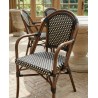Krzesło CAFE PARIS brązowe rattan
