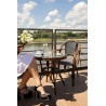 Krzesło CAFE PARIS brązowe rattan
