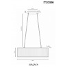 Moosee Lampa Wisząca Mazaya Biała