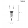 Moosee Zestaw 2 Sztuk Lamp Ściennych      Devil Wall 1 Czarny