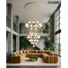 Moosee Lampa Wisząca Cannon Disc 50       Złota