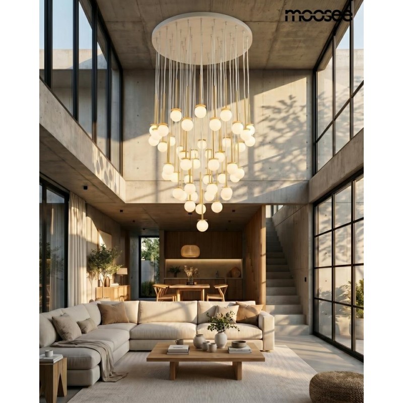 Moosee Lampa Wisząca Cannon Disc 50       Złota