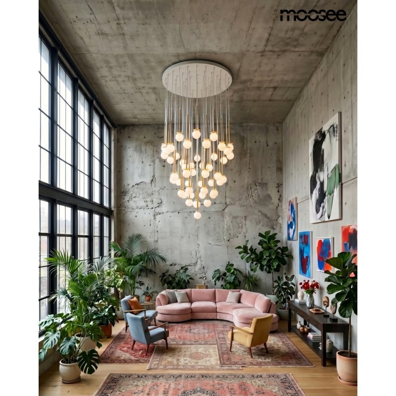 Moosee Lampa Wisząca Cannon Disc 50       Złota