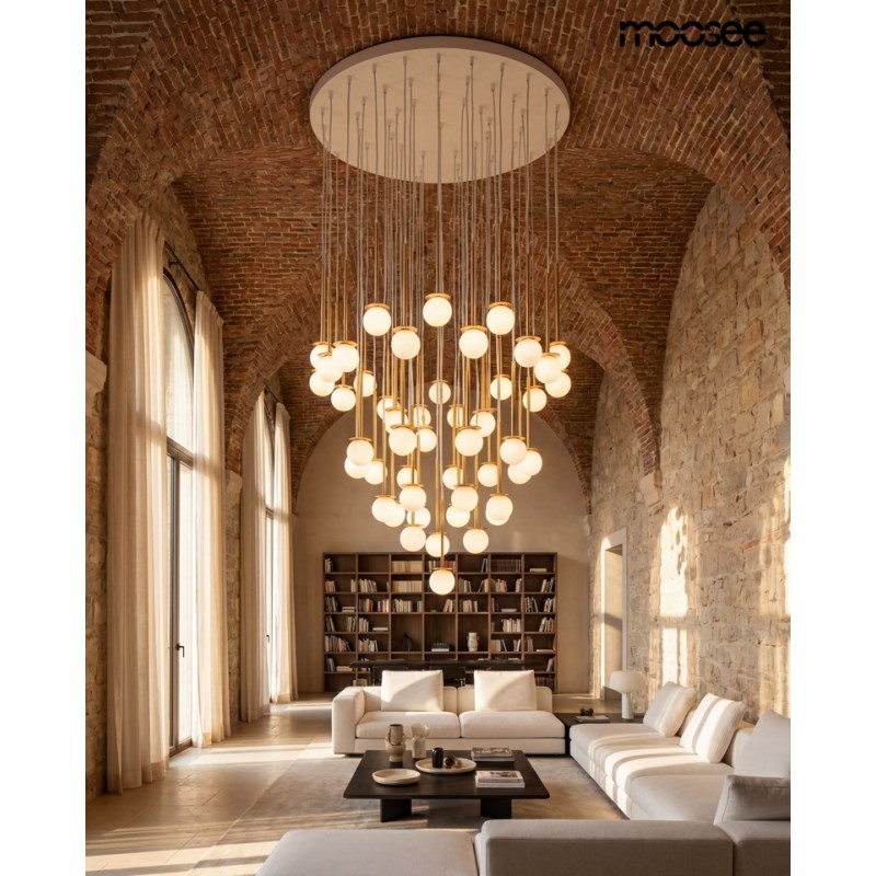 Moosee Lampa Wisząca Cannon Disc 50       Złota