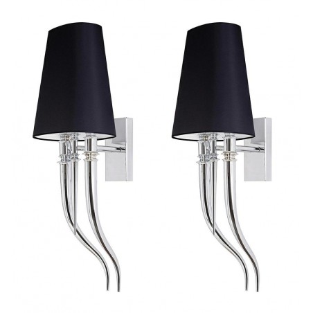Moosee Zestaw 2 Sztuk Lamp Ściennych      Devil Wall 1 Czarny
