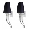 Moosee Zestaw 2 Sztuk Lamp Ściennych      Devil Wall 1 Czarny