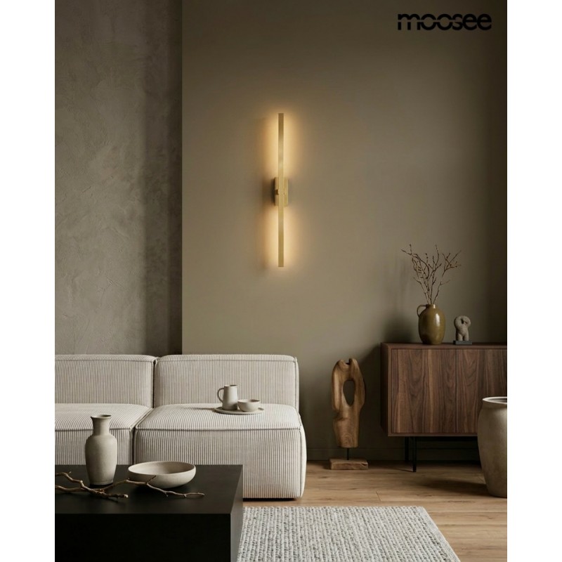 Moosee Lampa Ścienna Line Złota