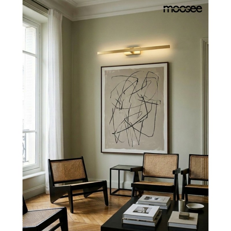 Moosee Lampa Ścienna Line Złota