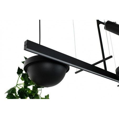 MOOSEE lampa wisząca PLANT LINE czarna