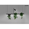 MOOSEE lampa wisząca PLANT LINE czarna