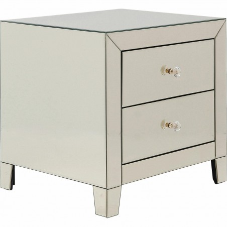 Kare Szafka Nocna Luxury Pearl S - 2      Szuflady