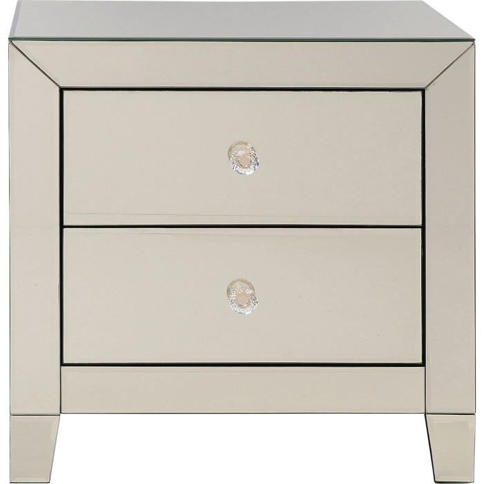 Kare Szafka Nocna Luxury Pearl S - 2      Szuflady