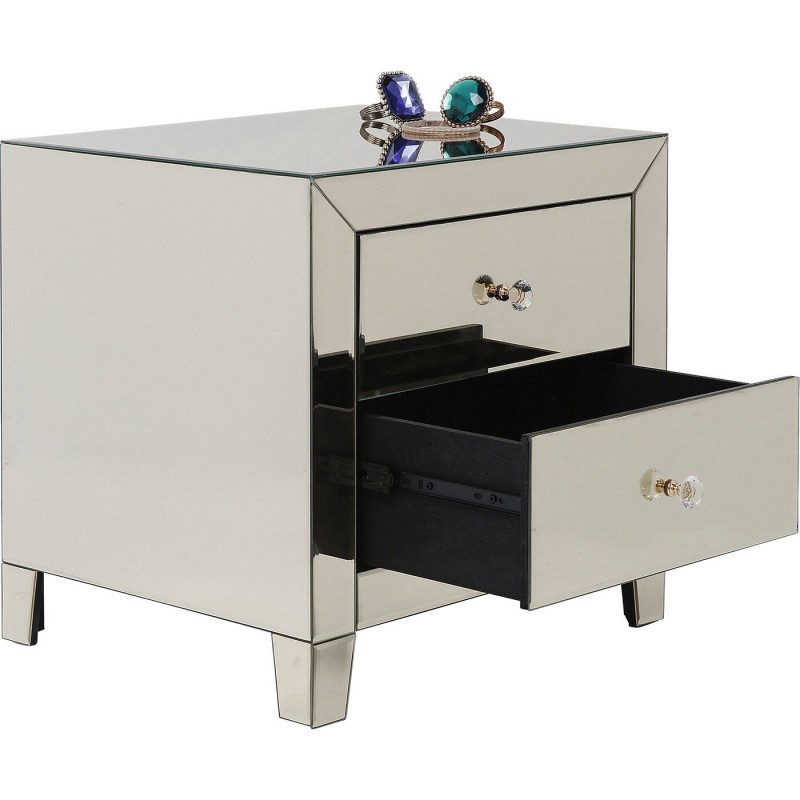 Kare Szafka Nocna Luxury Pearl S - 2      Szuflady