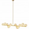 Kare Lampa Wisząca Scala Balls 155 Mosiądz