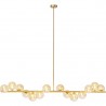 Kare Lampa Wisząca Scala Balls 155 Mosiądz