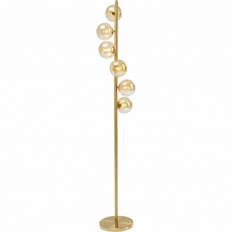 Kare Lampa Podłogowa Scala Balls 160      Mosiądz