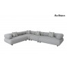 Mamaison Sofa Narożna Ogrodowa Alexander 4 Szara (Poduszki I Pokrowiec W Zestawie)