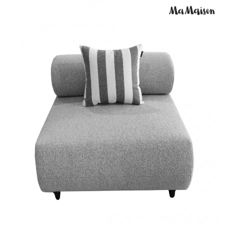 Mamaison Sofa Narożna Ogrodowa Alexander  4 Szara (Poduszki I Pokrowiec W Zestawie)