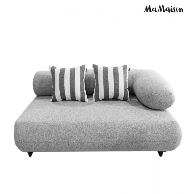 Mamaison Sofa Narożna Ogrodowa Alexander  4 Szara (Poduszki I Pokrowiec W Zestawie)